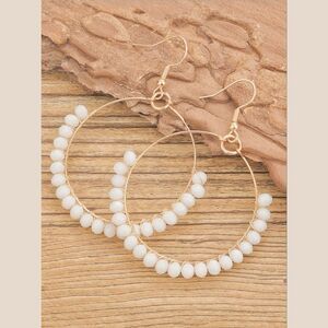 Crystal Decor Drop Earrings | Handmade Earrings | Drop Earrings | long earrings